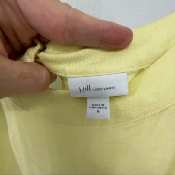 J Jill. Linen dress size M Not lined side pockets - Picture 10 of 13